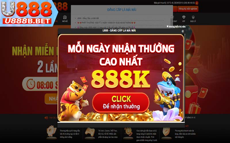 U888bet nhà cái cá cược trực tuyến uy tín nhất 2024